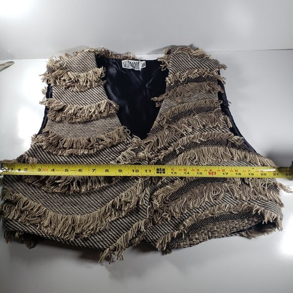 Designer Silverado New Mexico Shag Vest - Picture 8 of 8